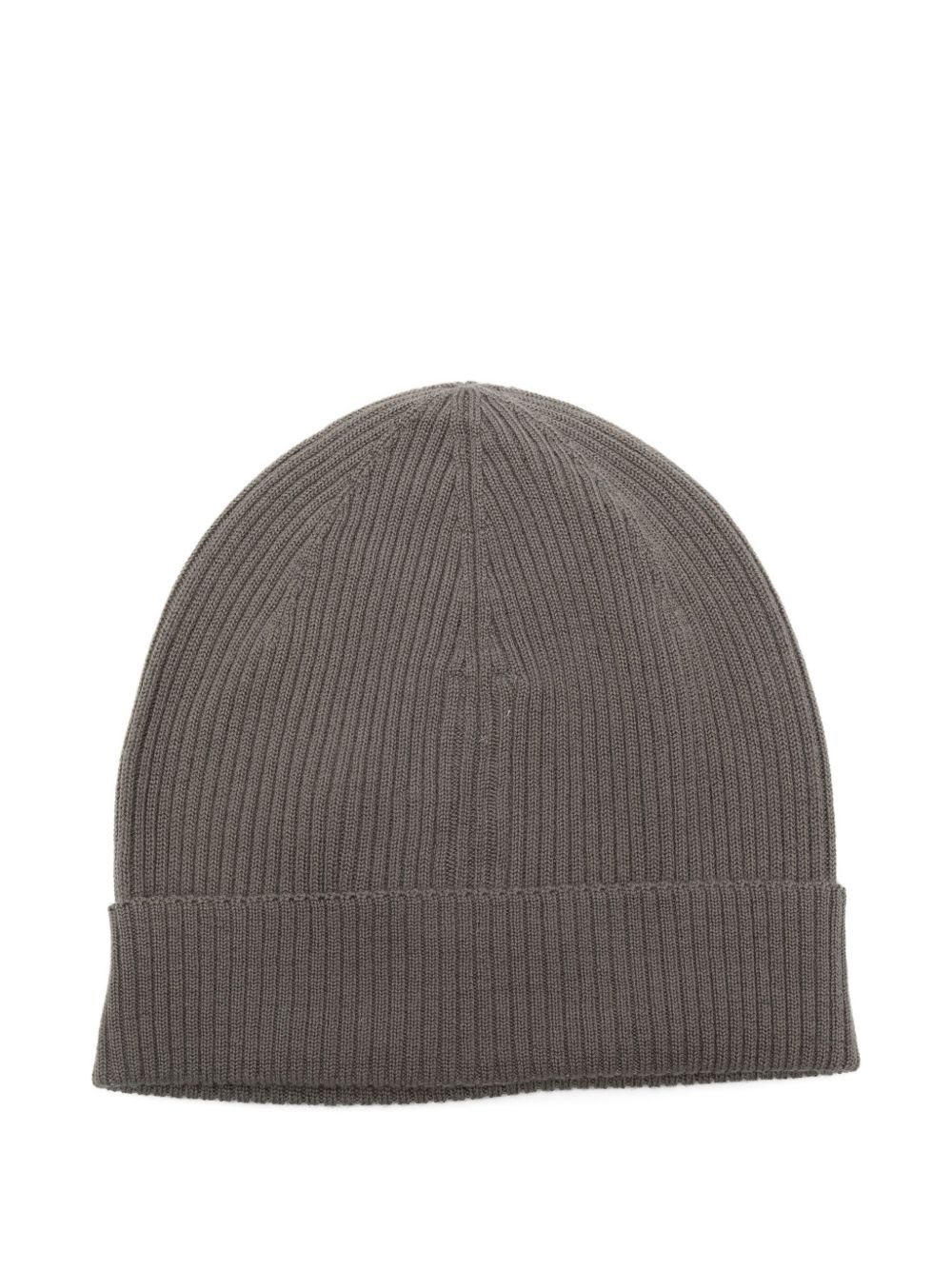 ribbed beanie hat - 2