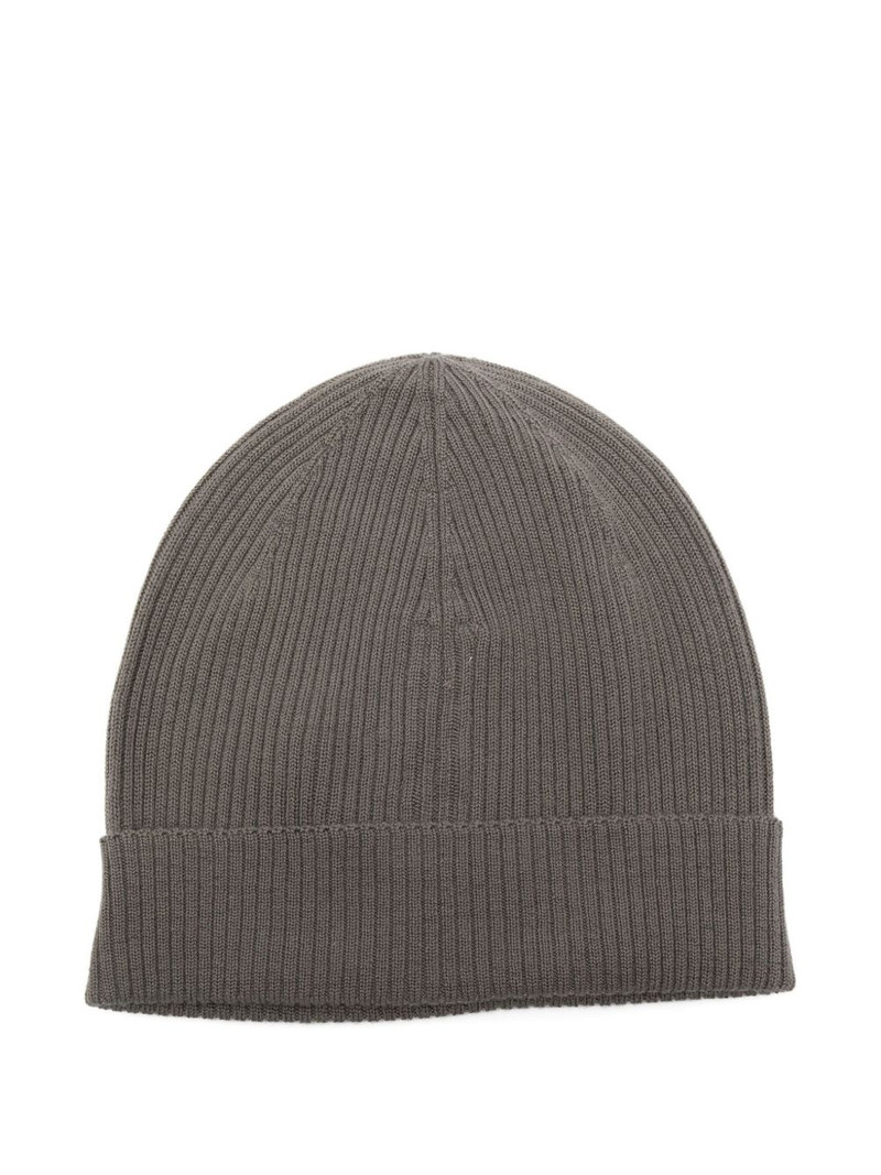 Rick Owens ribbed beanie hat outlook