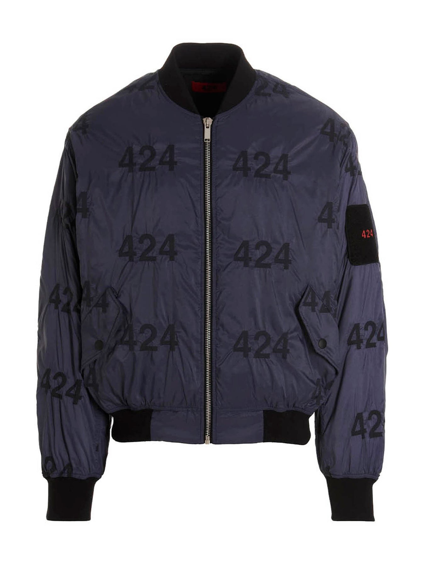 Logo reversible bomber jacket - 1