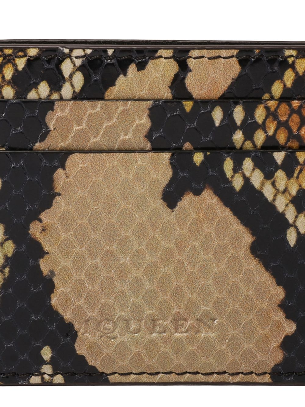 snakeskin cardholder - 3