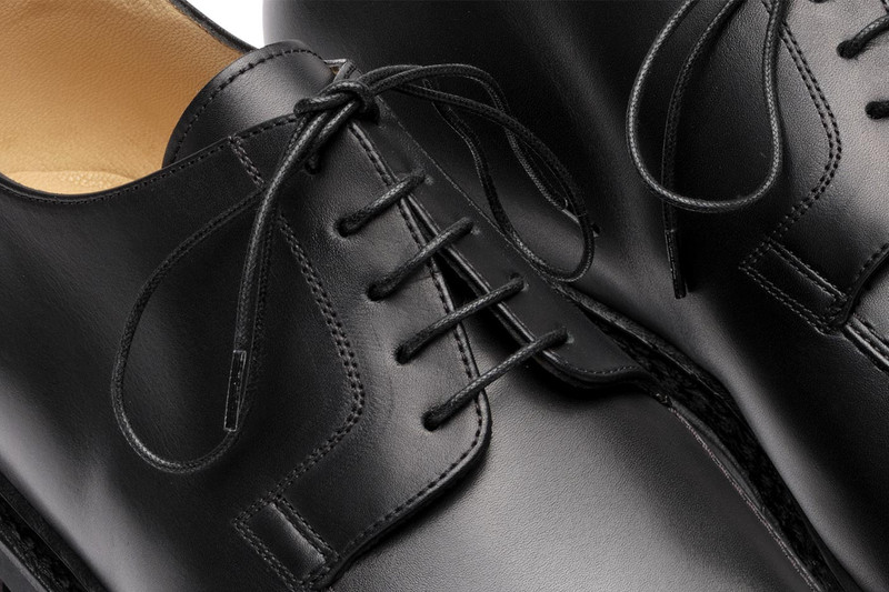 Rousseau Black Silk - Leather And Rubber Sole 6