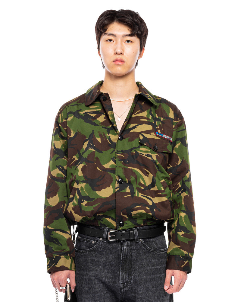 Coach Jacket Woodland Camo 1