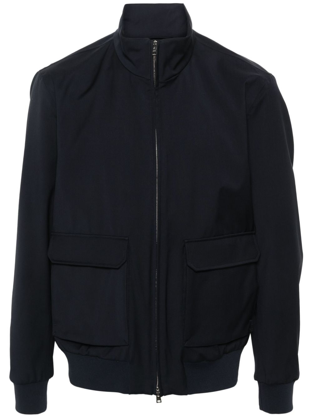 patch-pocket virgin wool jacket - 2
