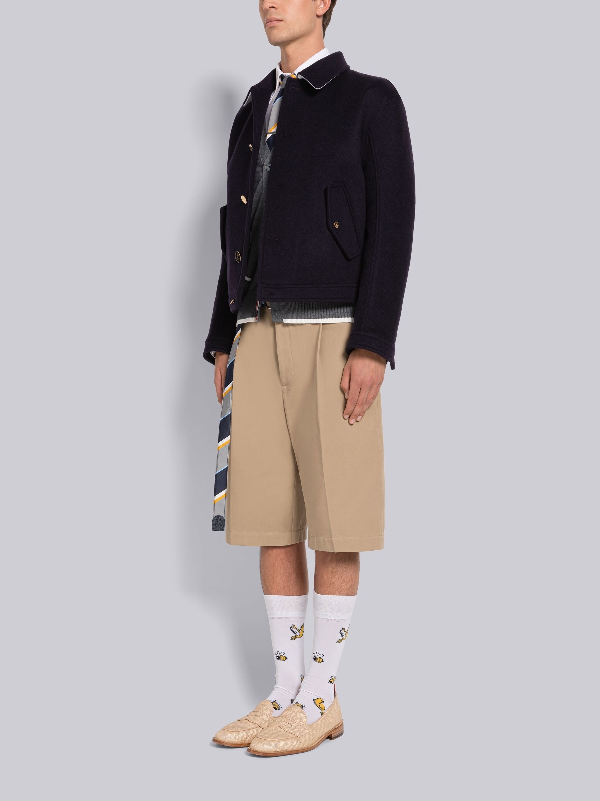 SOFT RAFFIA VARSITY PENNY LOAFER - 6