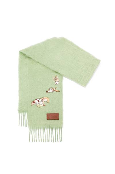Loewe Heen scarf in mohair and wool blend outlook