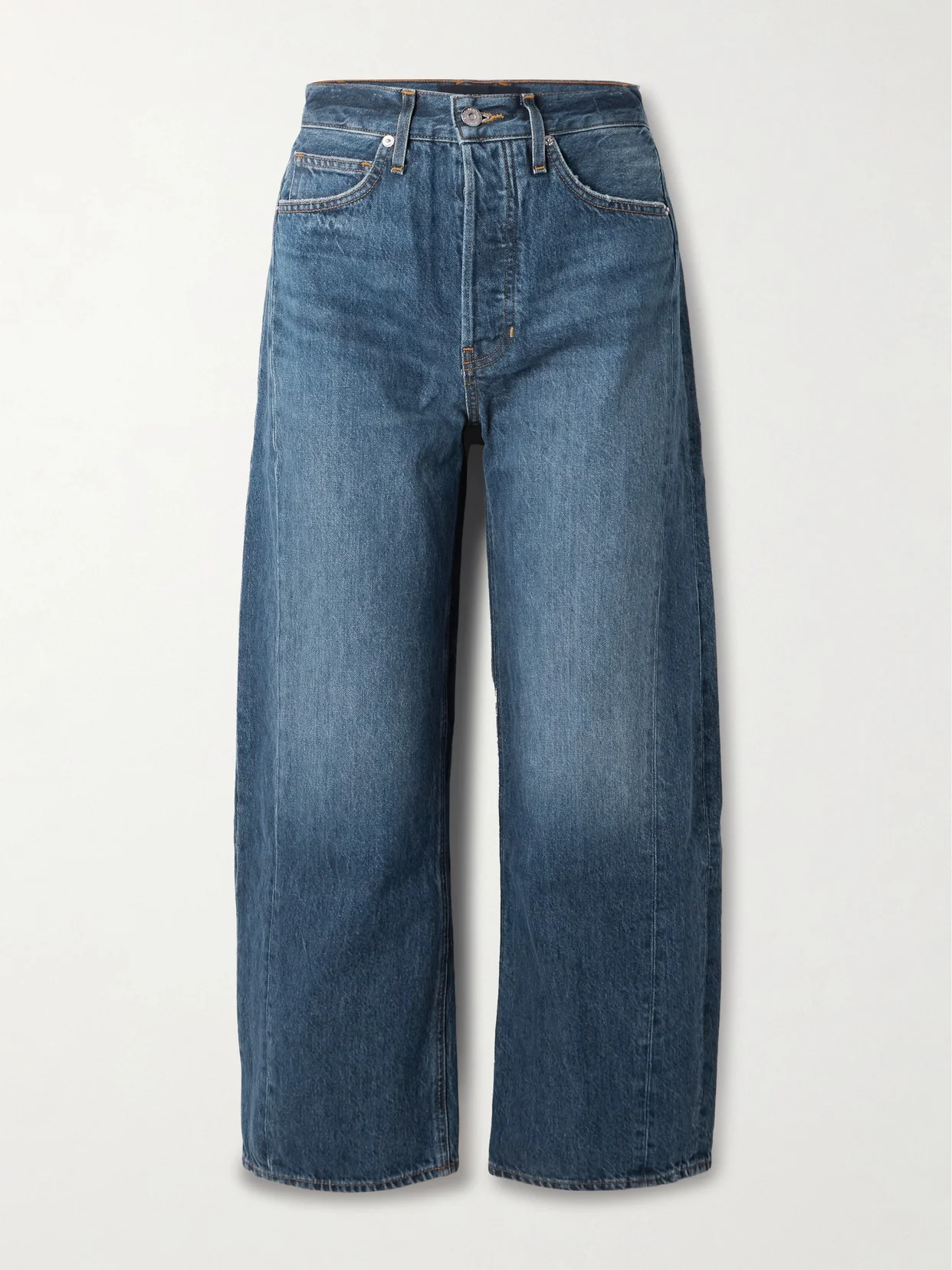 Ryder High-rise Barrel-leg Jeans - 1