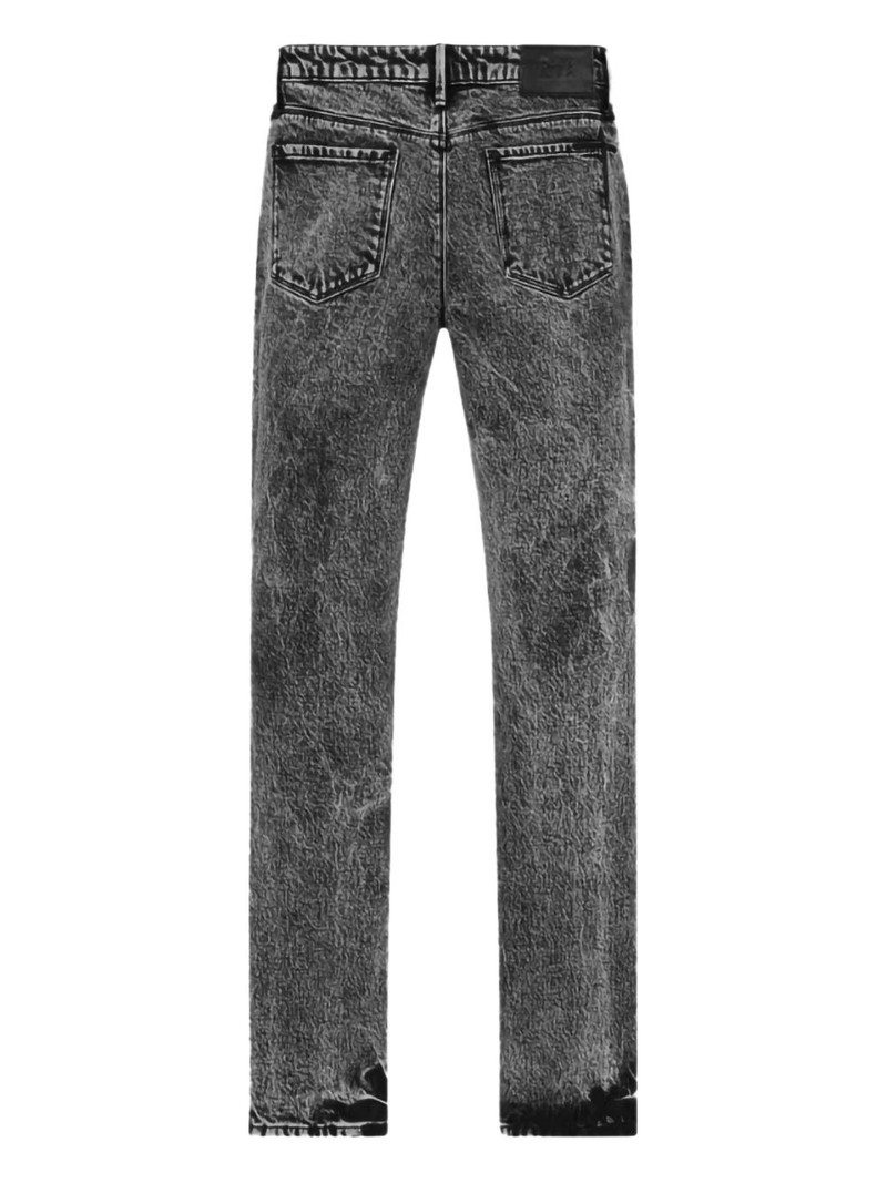 RTA Bryant I Flower Acid Wash "Grey" jeans outlook