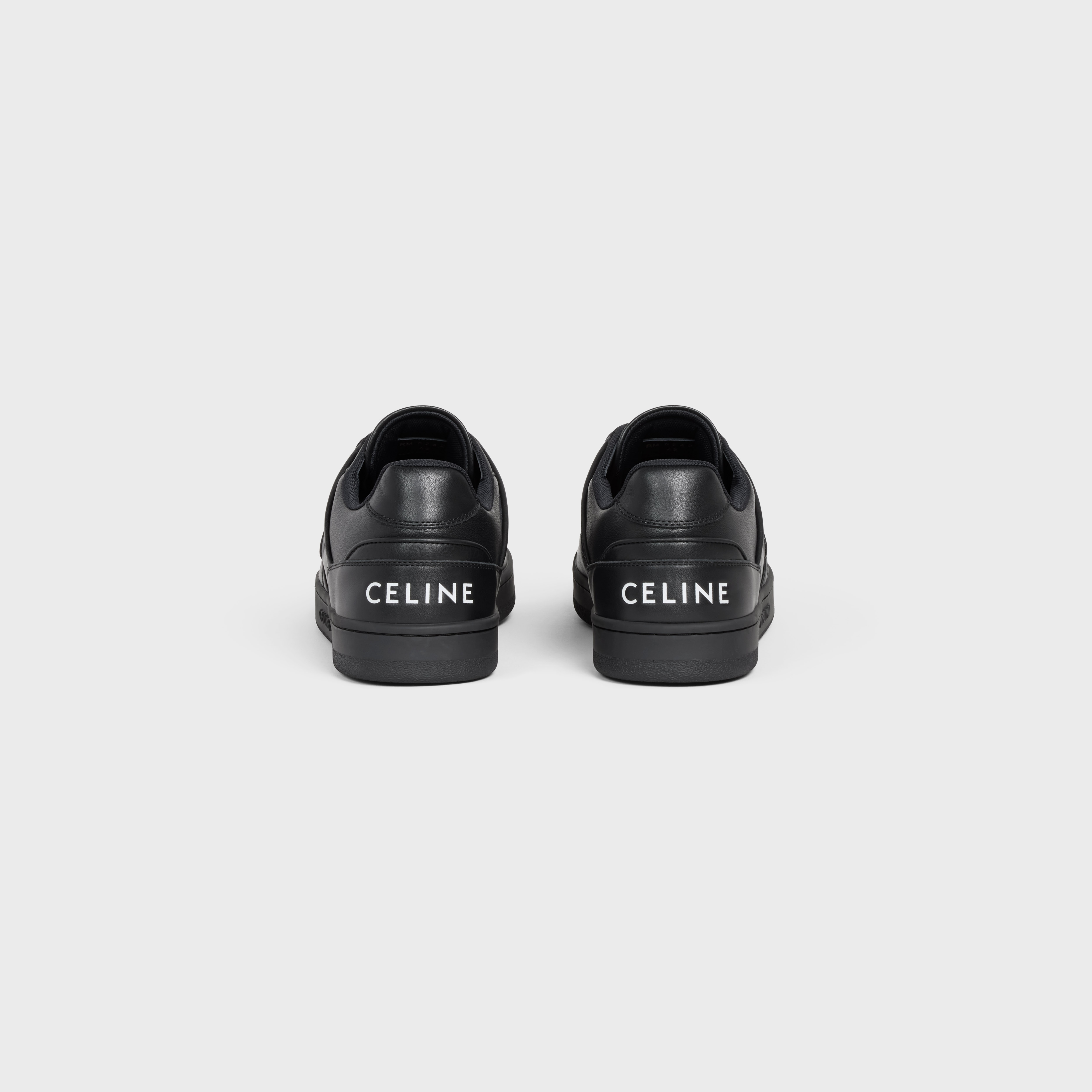 CT-04 CELINE TRAINER LOW LACE-UP SNEAKER in CALFSKIN - 3