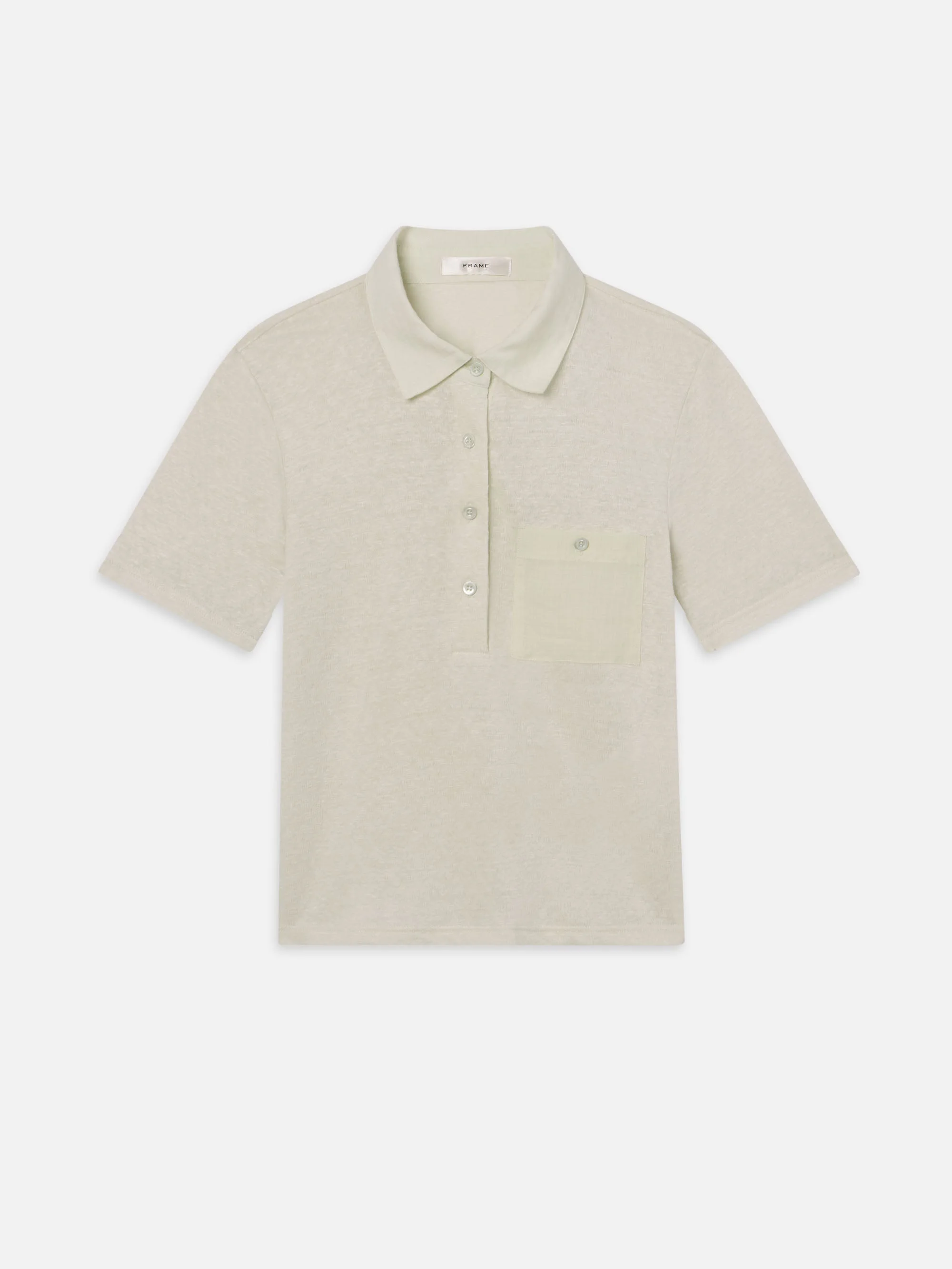 The Caddy Polo in Soft Mint - 1