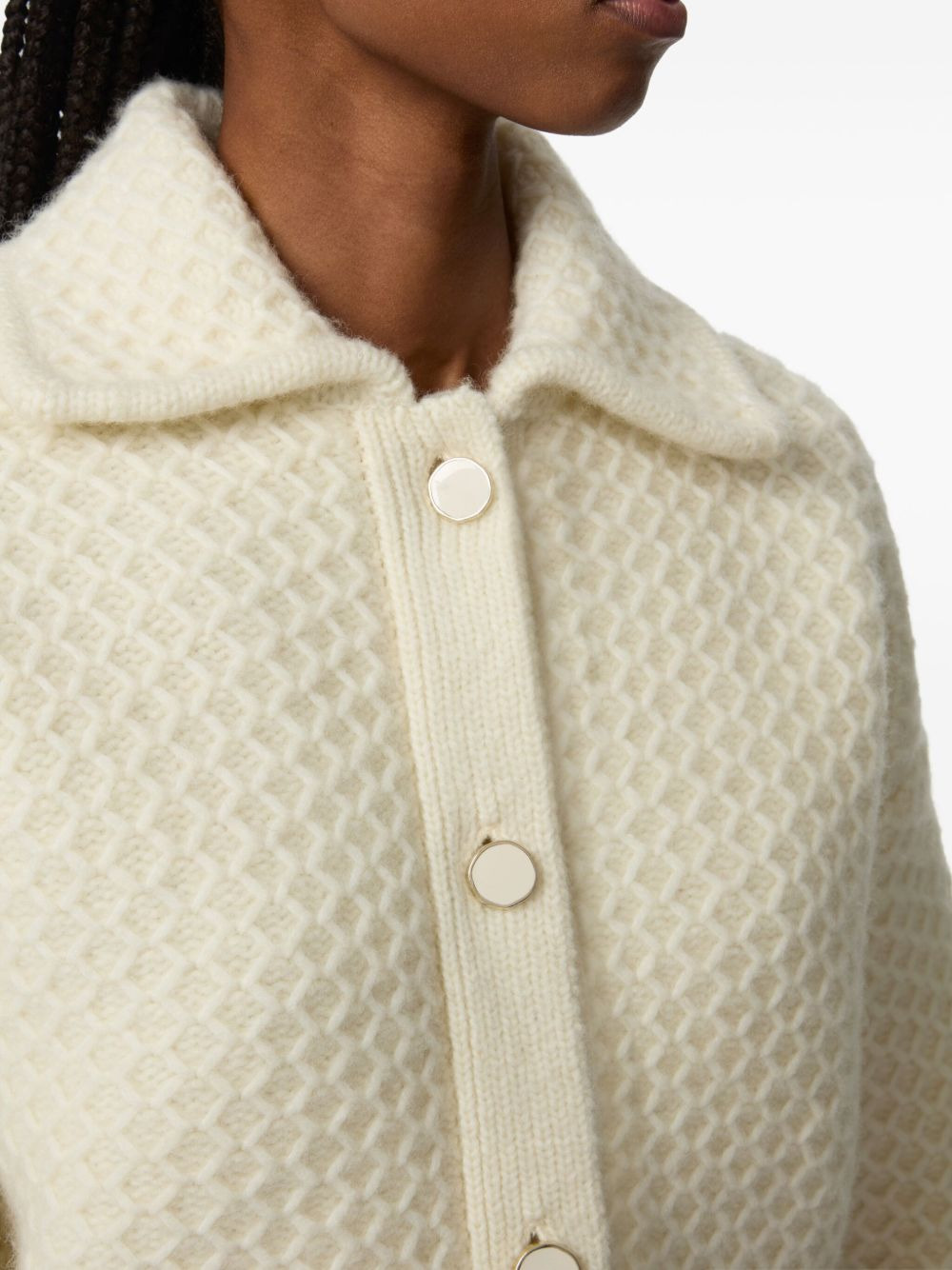 textured-wool cardigan - 5