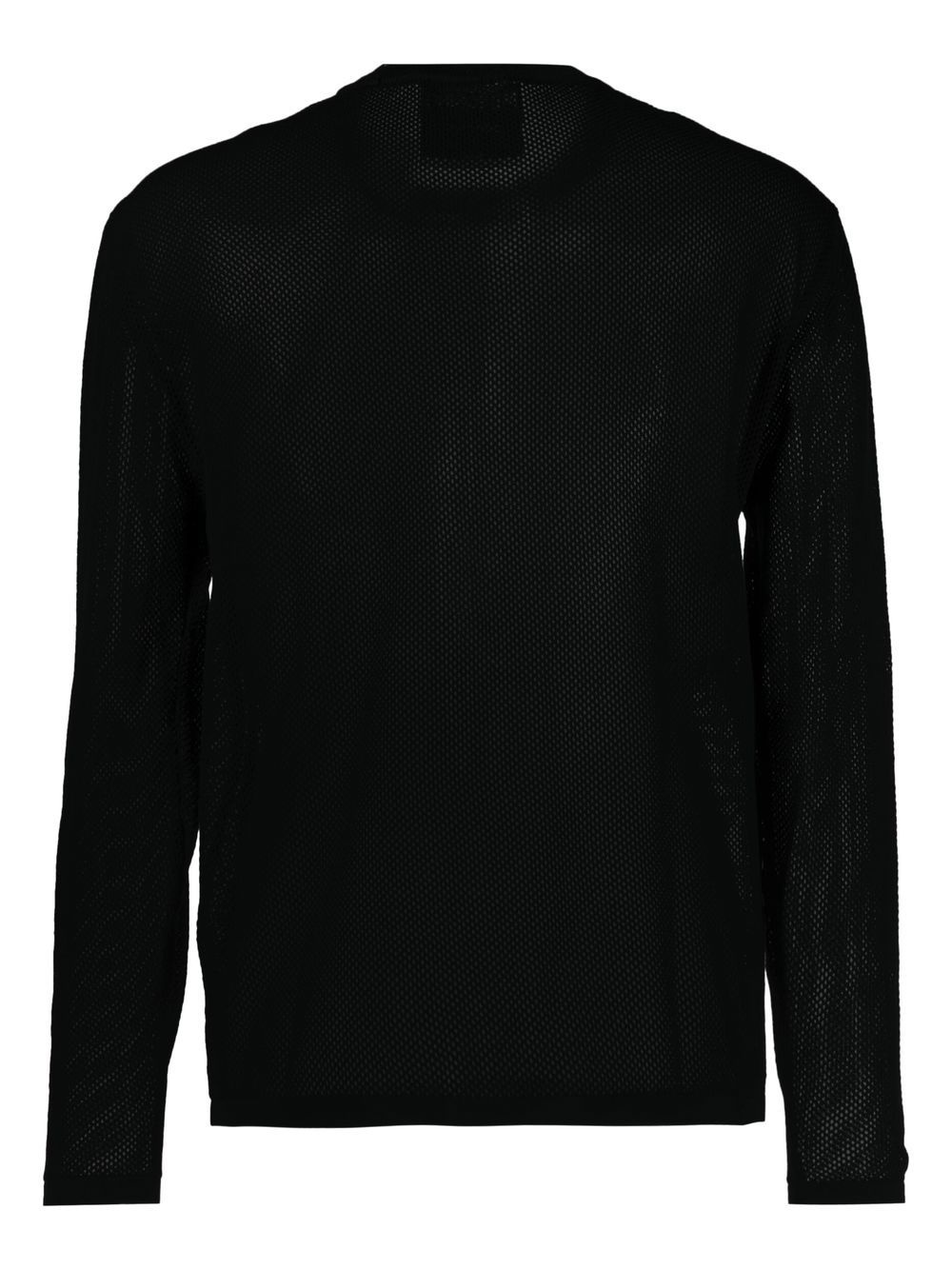 logo-knit cotton jumper - 2