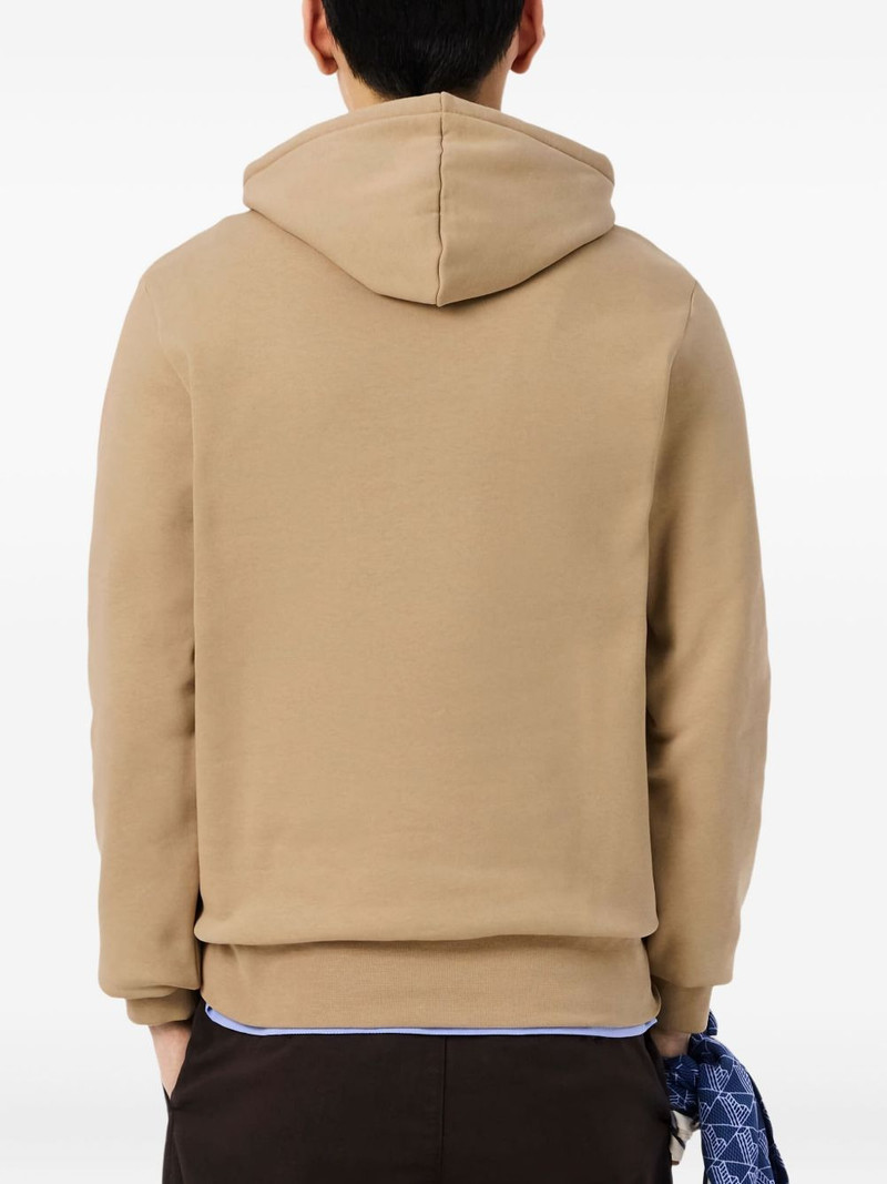 embroidered-logo hoodie 3