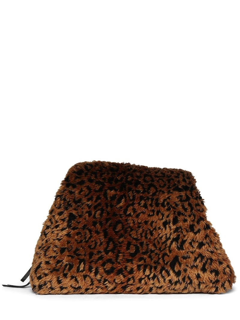 Medium faux fur puffer bag - 7