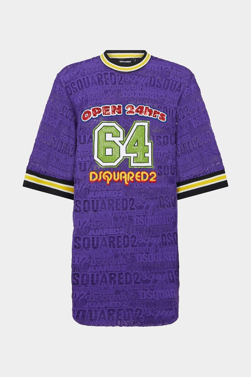 64 LACEY MAXI T-SHIRT DRESS 1