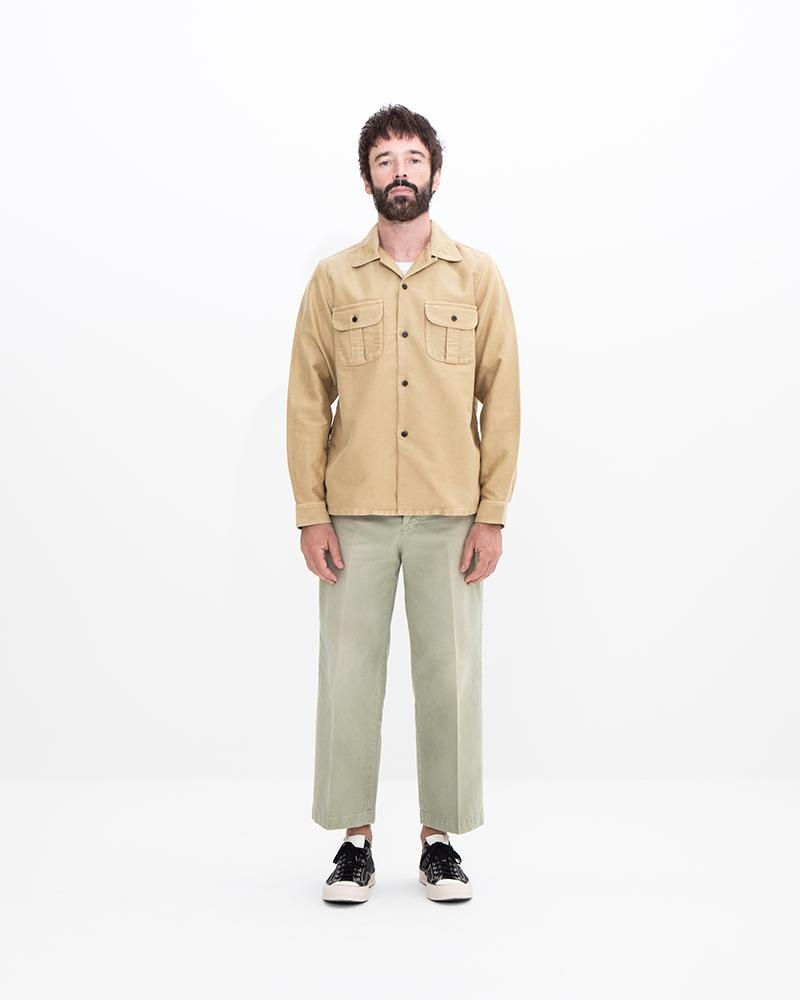 KEESEY G.S. SHIRT L/S MOLESKIN BEIGE - 3