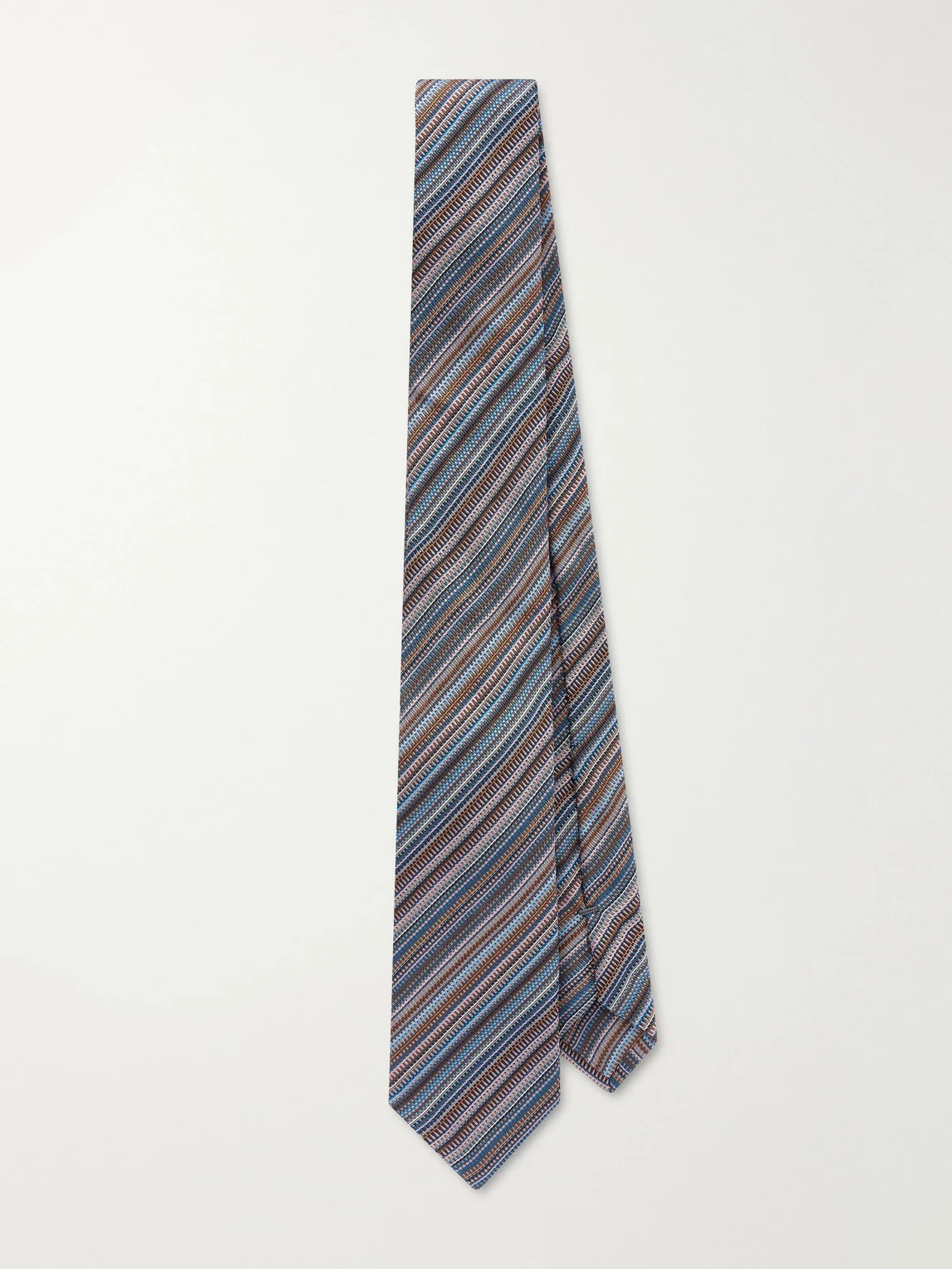 7cm Crochet-Knit Silk Tie - 1