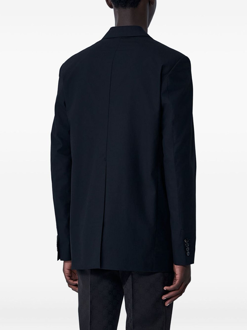 double-breasted notched-lapel blazer 4