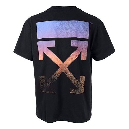 Off-White Degrade Arrow Over Tee 'Black/Multicolor' OMAA038F21JER0021084 - 2