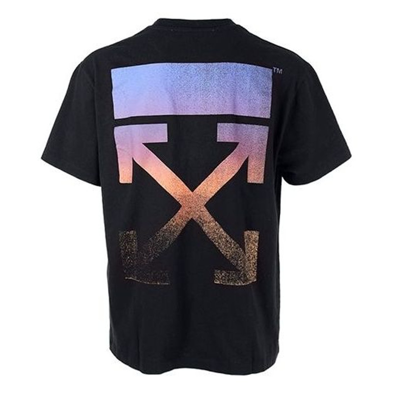 Off-White Off-White Degrade Arrow Over Tee 'Black/Multicolor' OMAA038F21JER0021084 outlook