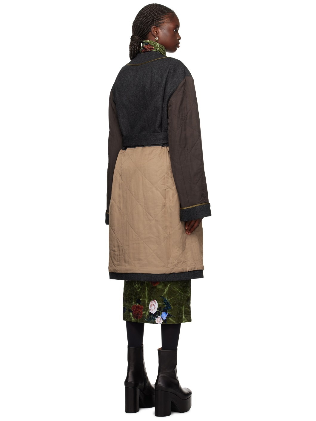 SSENSE Exclusive Gray Coat - 3
