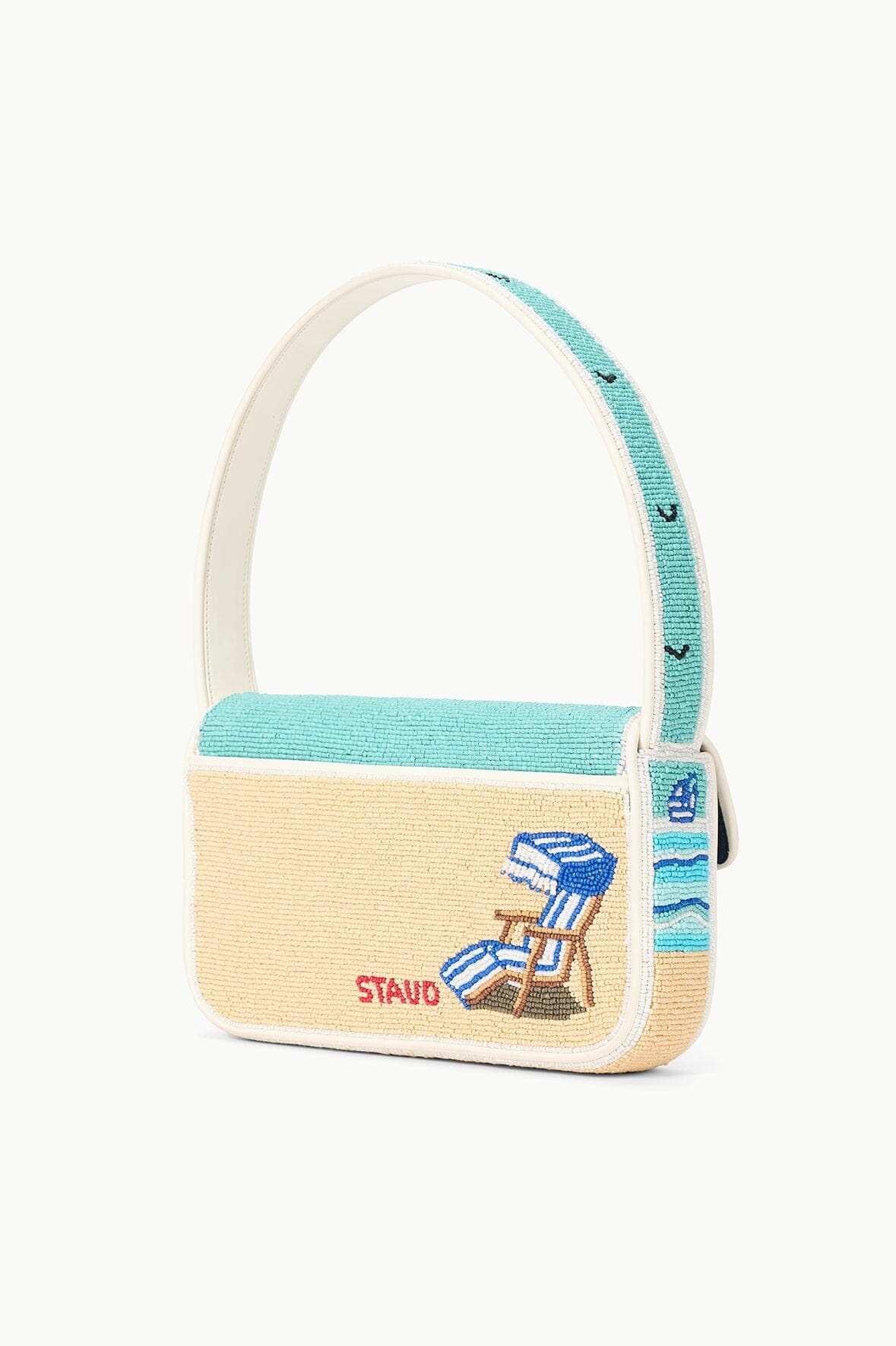 STAUD ST. REGIS TOMMY BEADED BAG VACATION SCENIC - 3