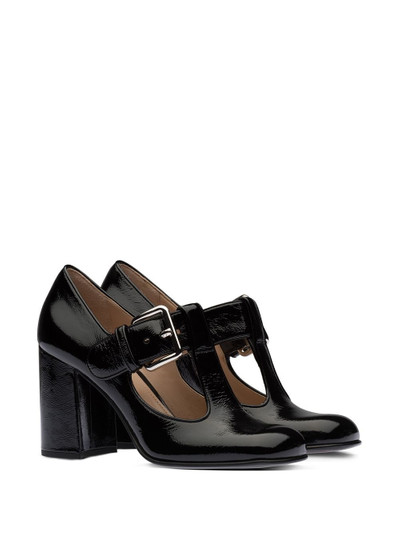 Miu Miu buckle fastening Mary Jane pumps outlook