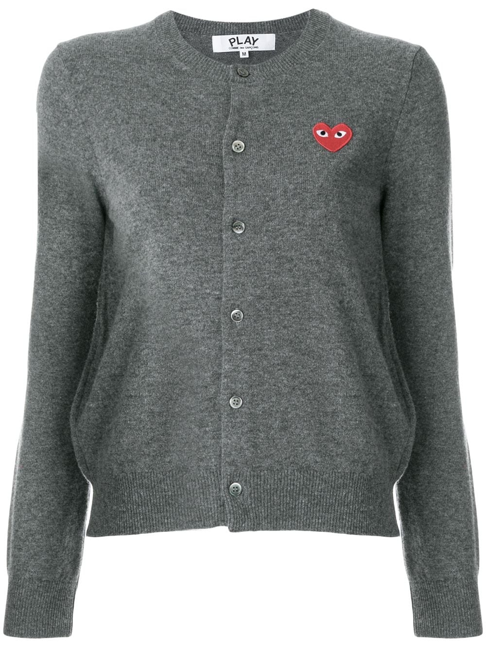 heart logo cardigan - 1