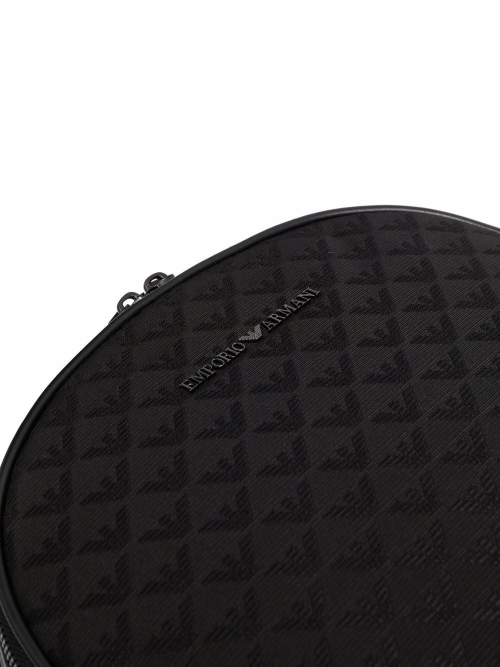 jacquard-logo zip-around backpack - 4