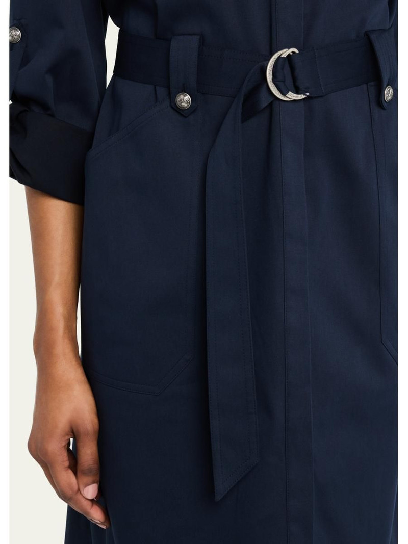 Caryss Belted A-Line Shirtdress 5