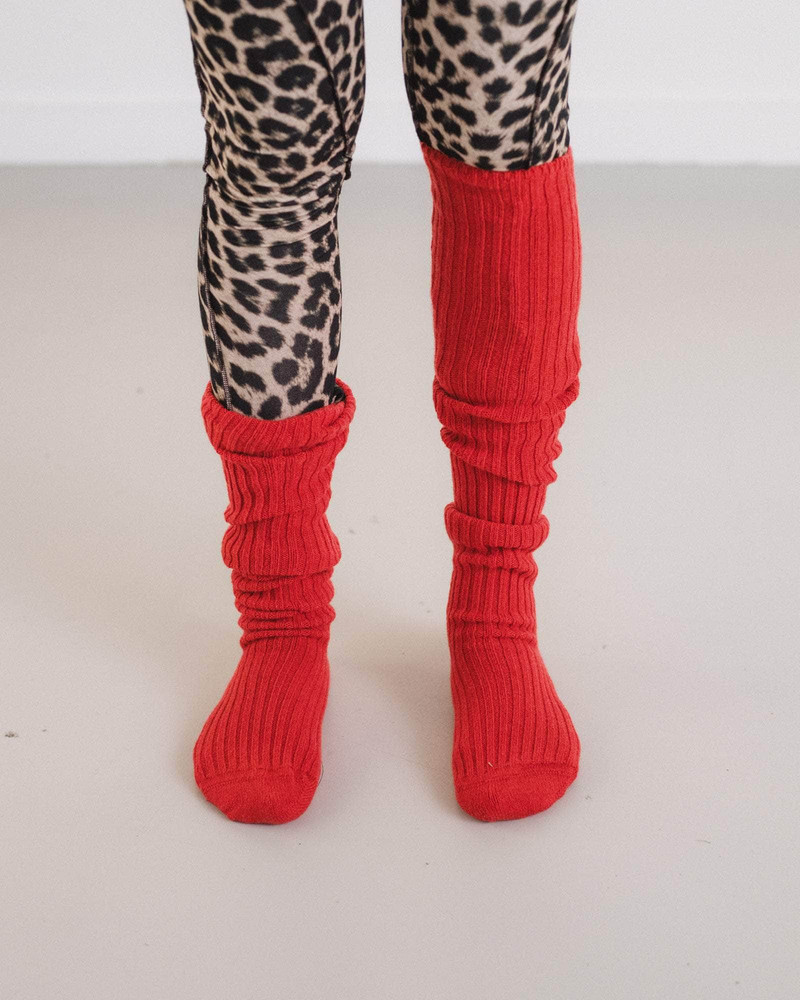 Overknee Socks - Recycled Cashmere Rib 1