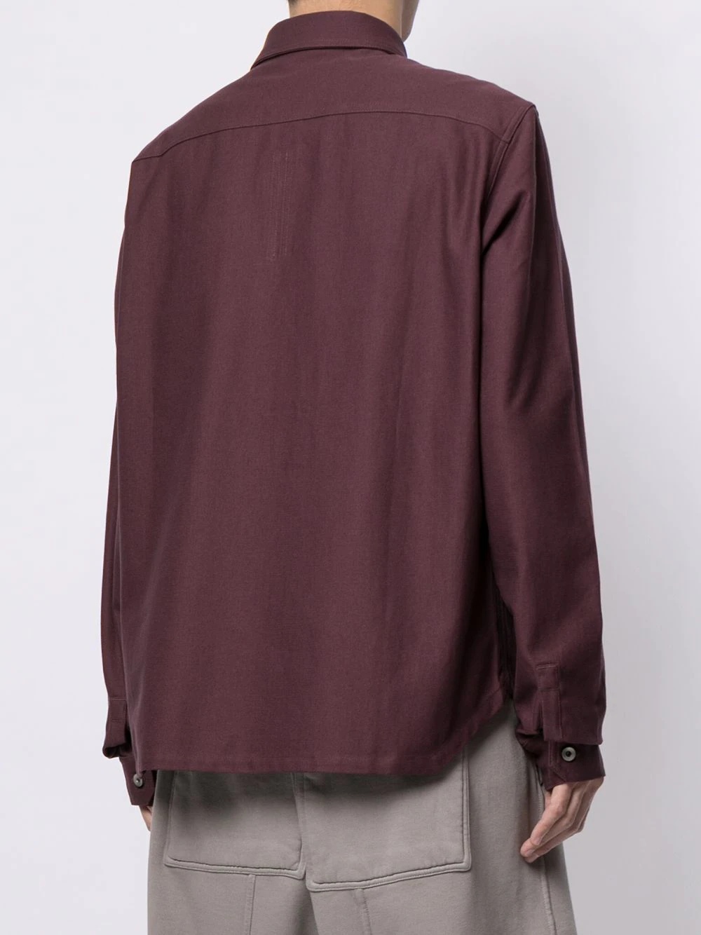 long-sleeve shirt jacket - 4