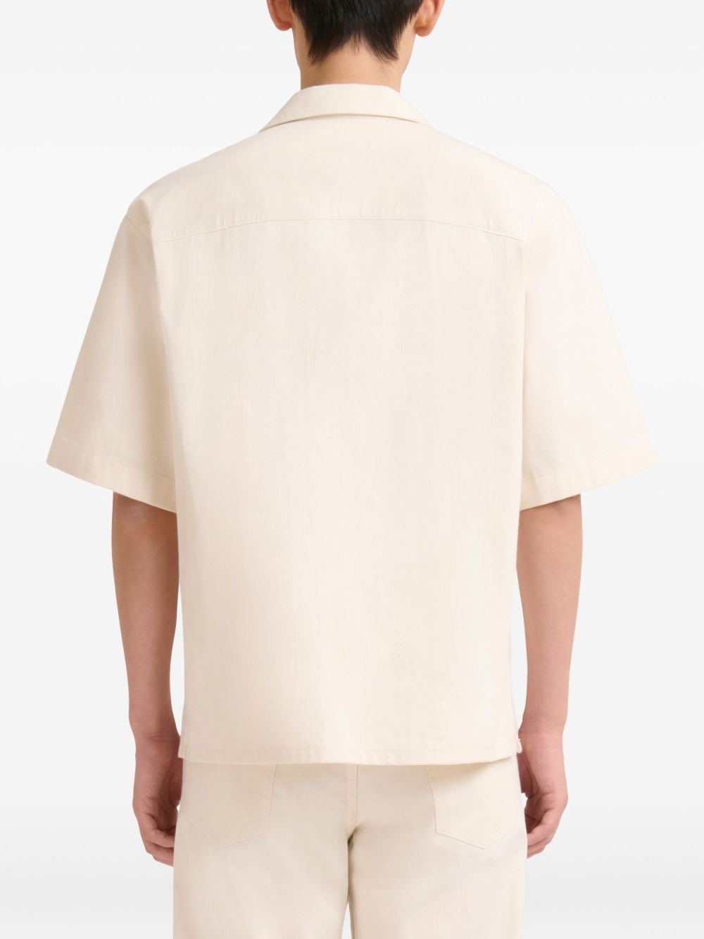 short-sleeve button-up shirt - 4