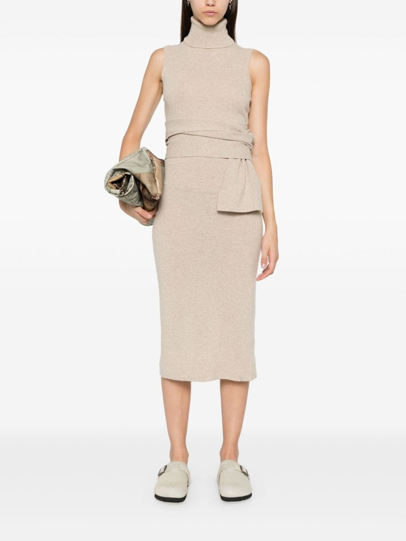 MM6 Maison Margiela knitted midi dress outlook