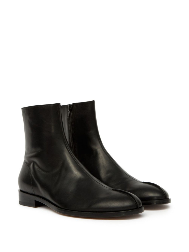 MM6 Maison Margiela leather ankle boots outlook