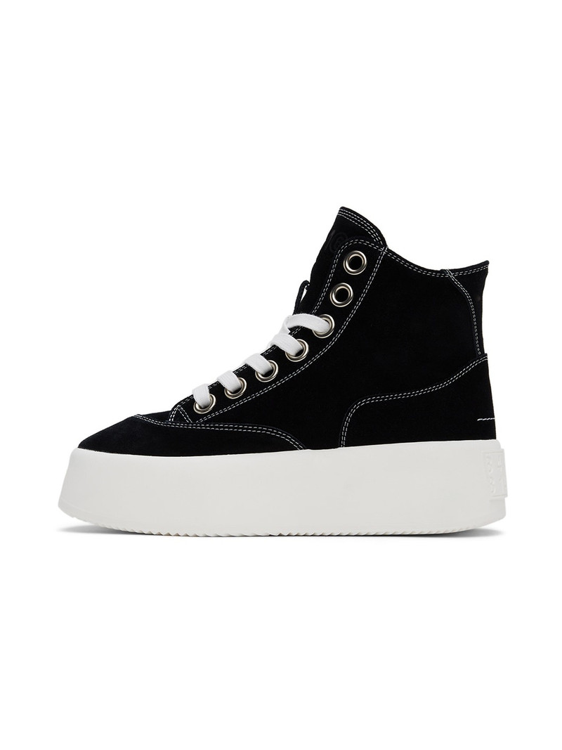 Black Suede 6 Sneakers 3