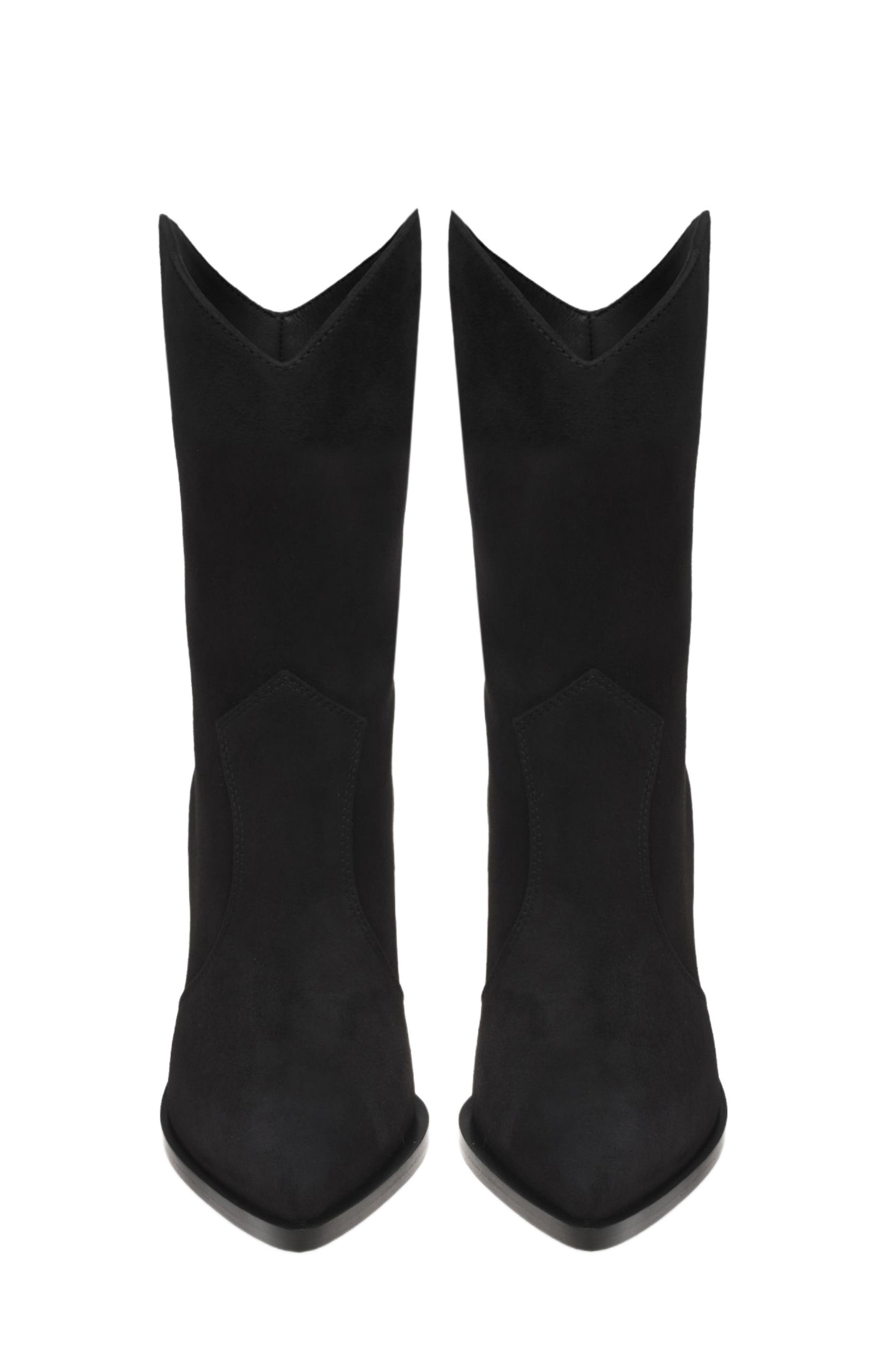 Gianvito Rossi Denver Bootie in Black Suede at Nordstrom - 3