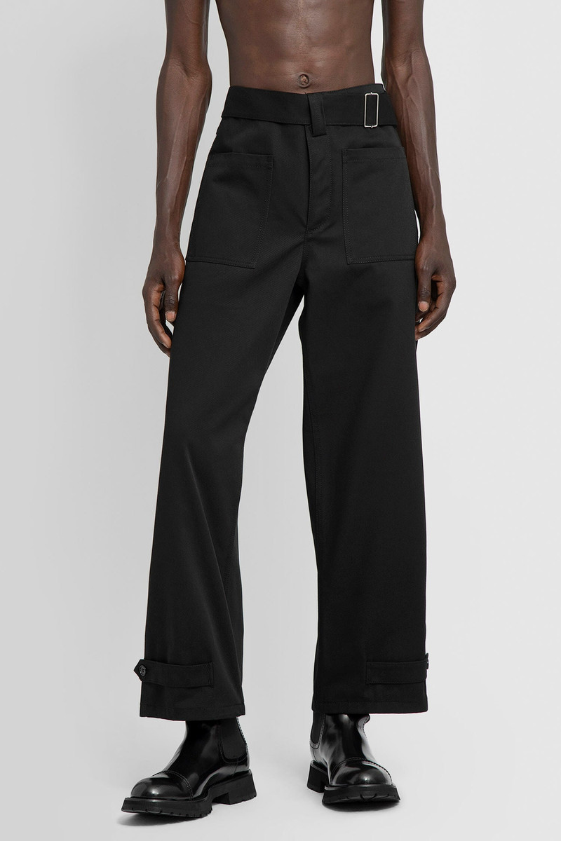 Alexander McQueen ALEXANDER MCQUEEN MAN BLACK TROUSERS outlook