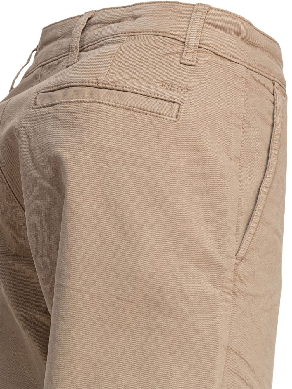 cotton-blended trousers - 3