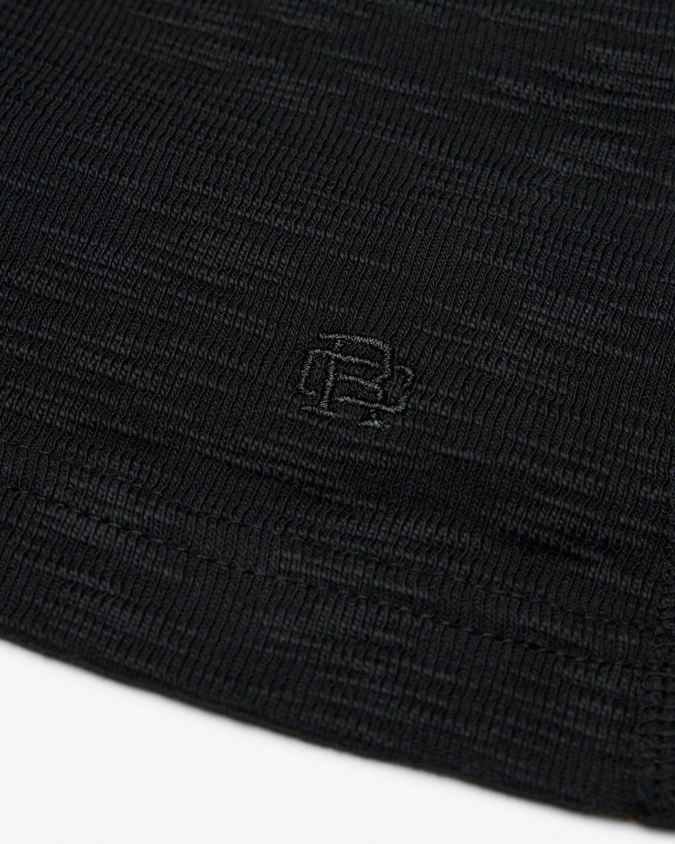 1x1 Slub Slim Long Sleeve Black - 3