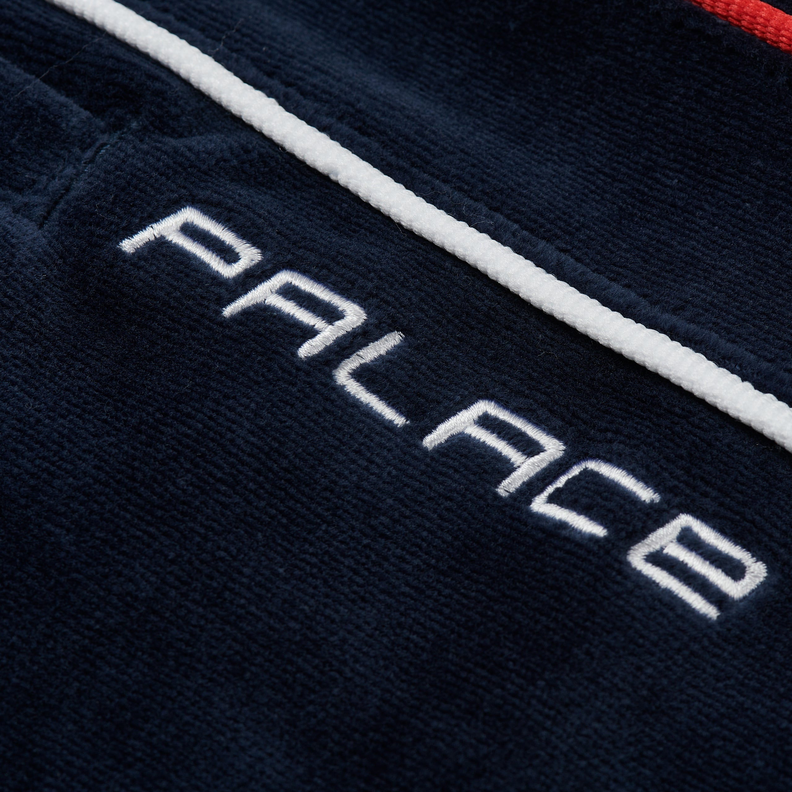 PIPED VELOUR JOGGER NAVY - 3