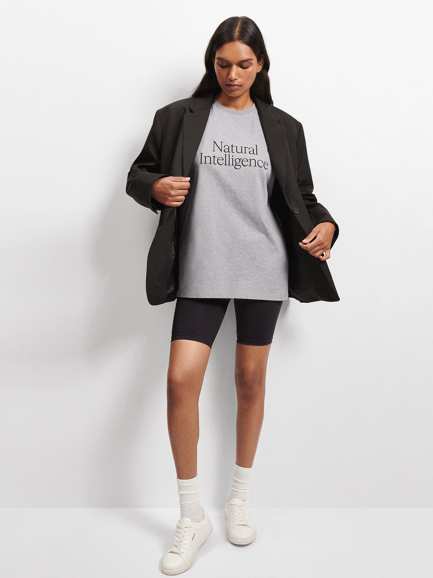 Womens 365 Natural Intelligence T-Shirt - Grey Marl - 5
