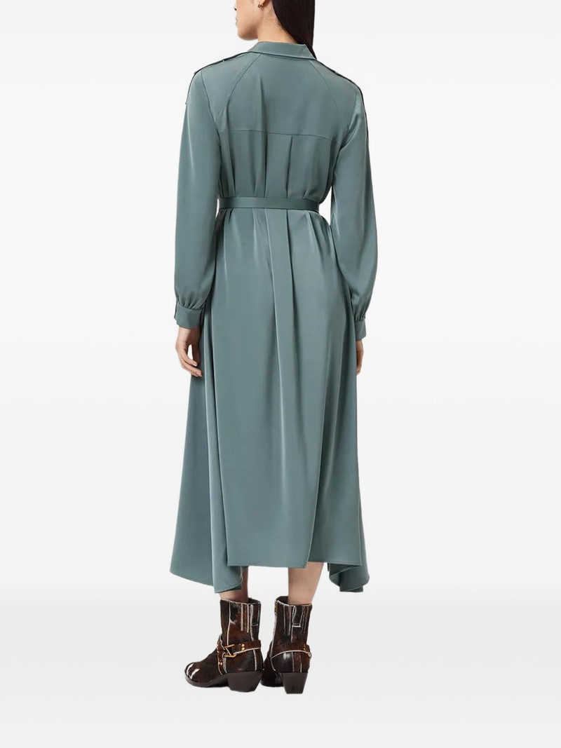 Lexi button belted shirt dress 4