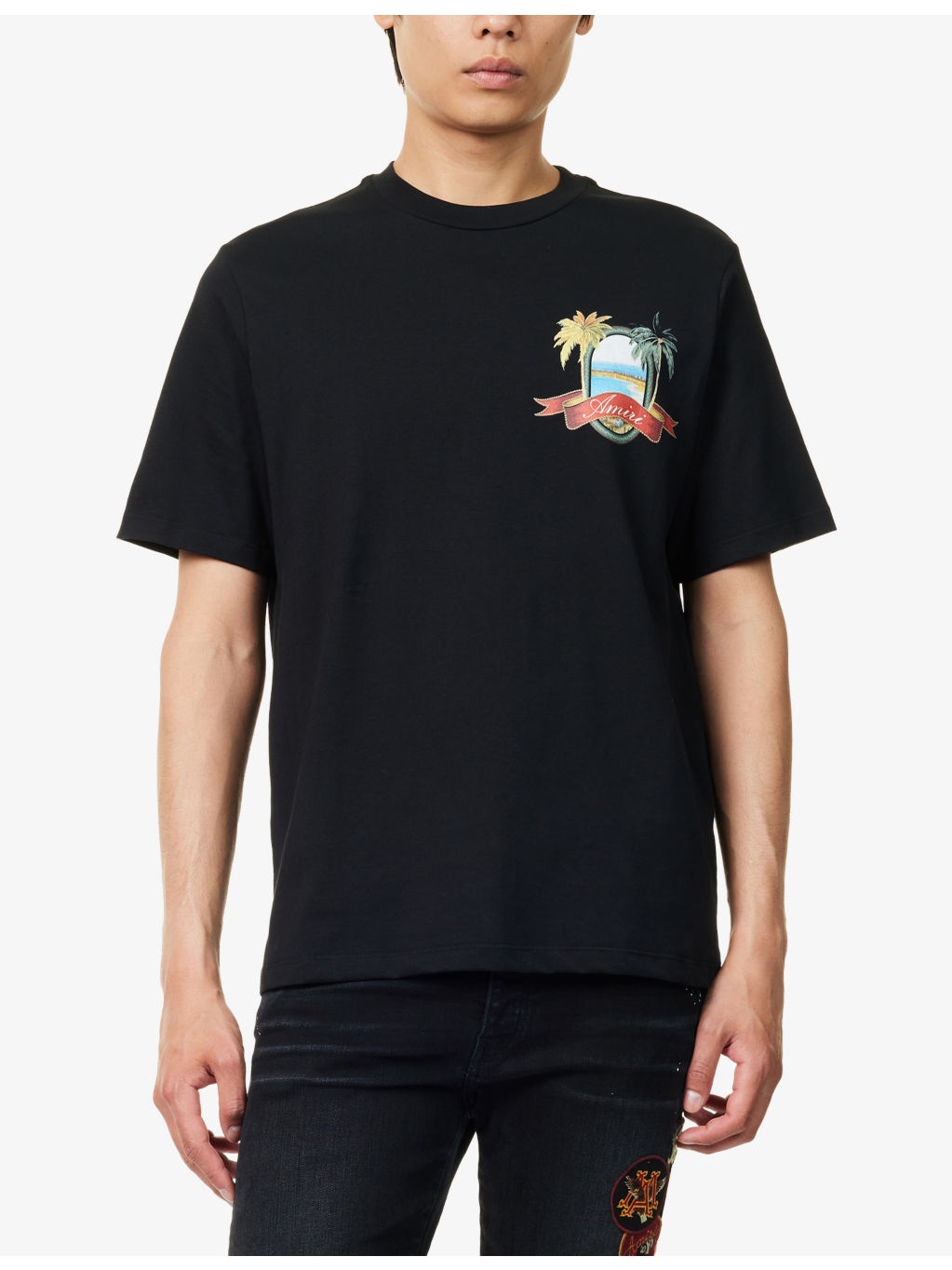 Paradise Graphic-Print Cotton-Jersey T-shirt - 3