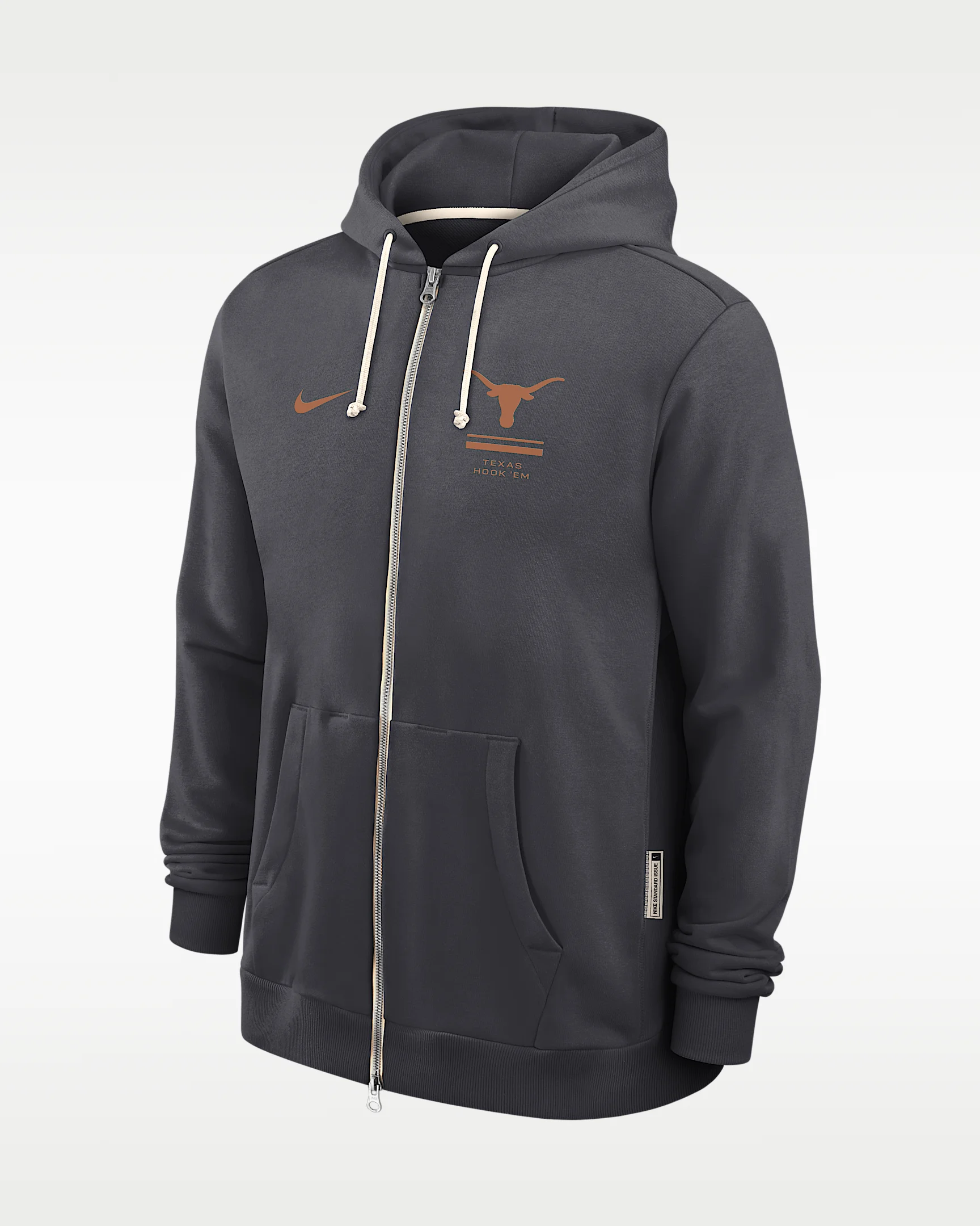 Texas Sideline Standard Issue Men's Nike Dri-FIT College Full-Zip Hoodie - 1