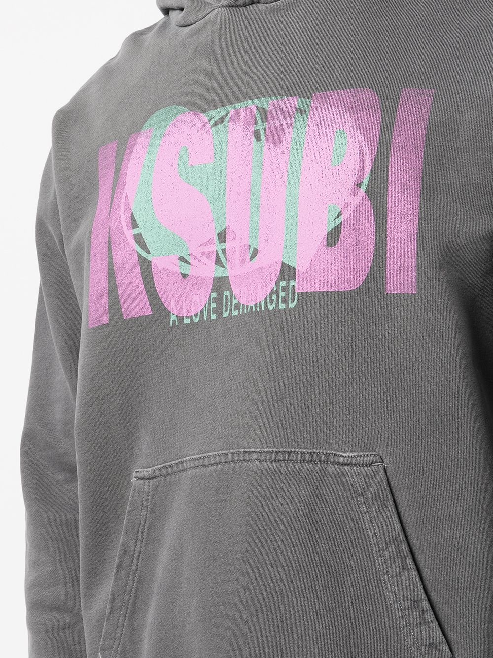 Deranged Kash logo-print hoodie - 5