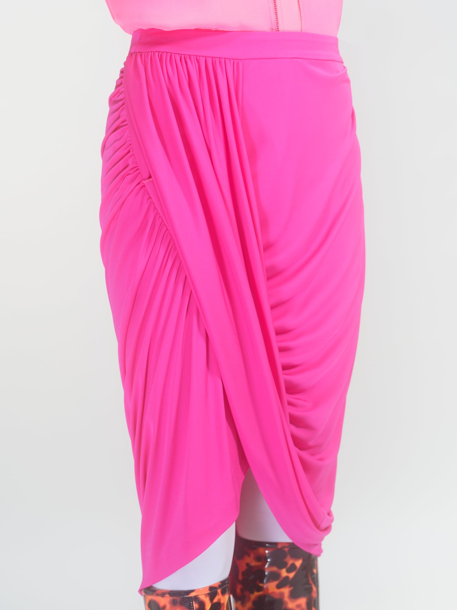 DRAPED TULIP SKIRT - 6