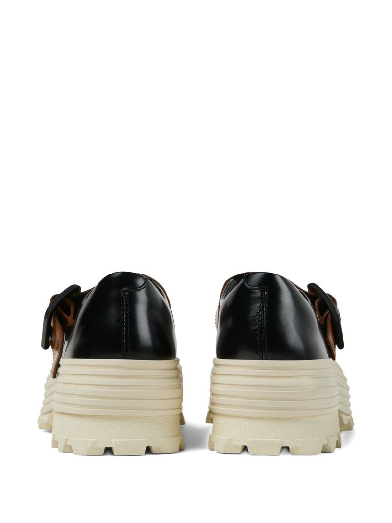 Traktori buckle-strap platform loafers 3
