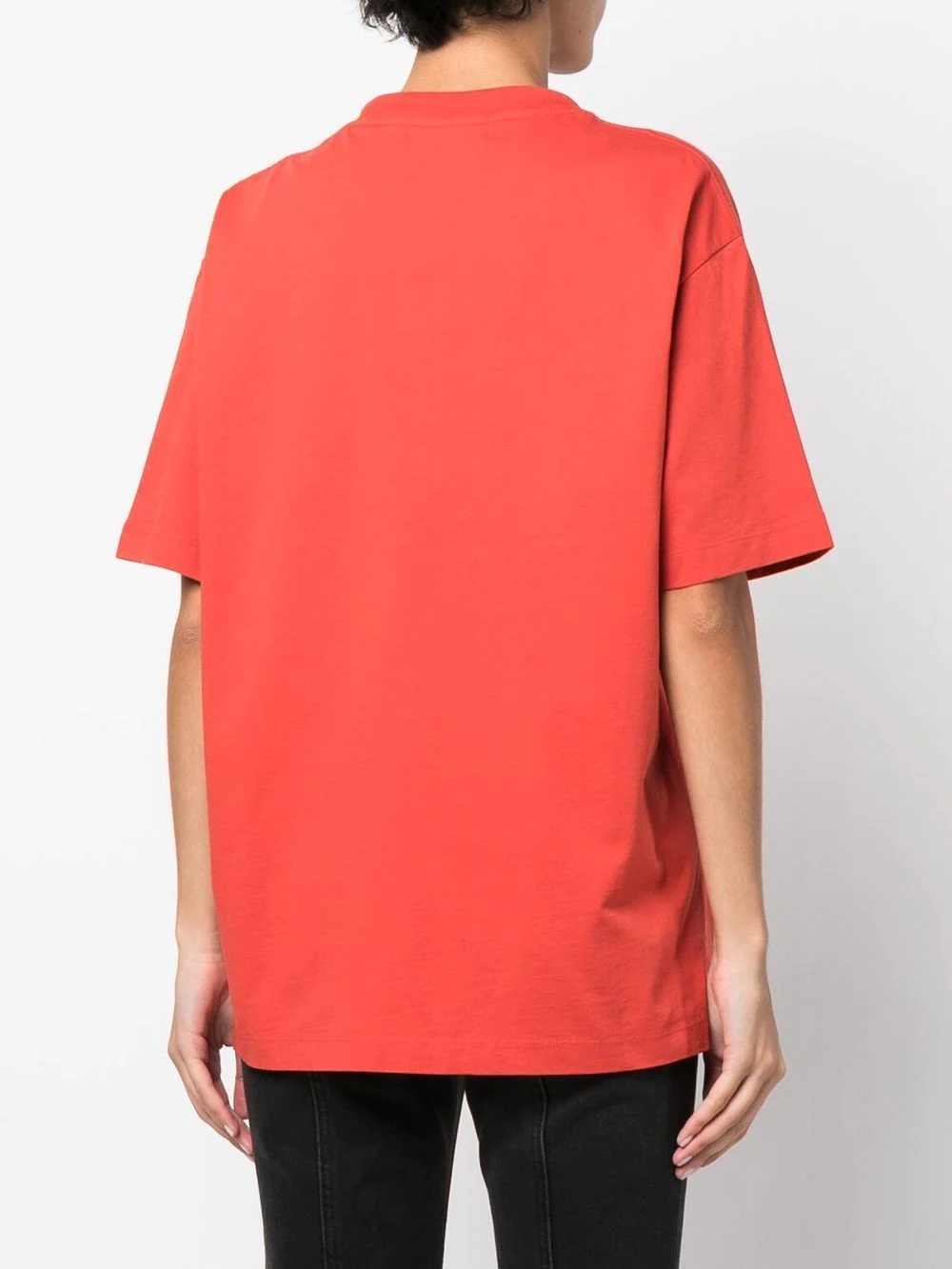multi-cord logo-print T-shirt - 4
