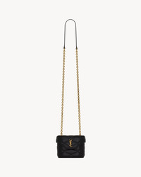 ☆SAINT LAURENT☆ミニクロスバック ☆正規品☆ SAINT LAURENT JUNE MICRO BOX IN LAMBSKIN | REVERSIBLE