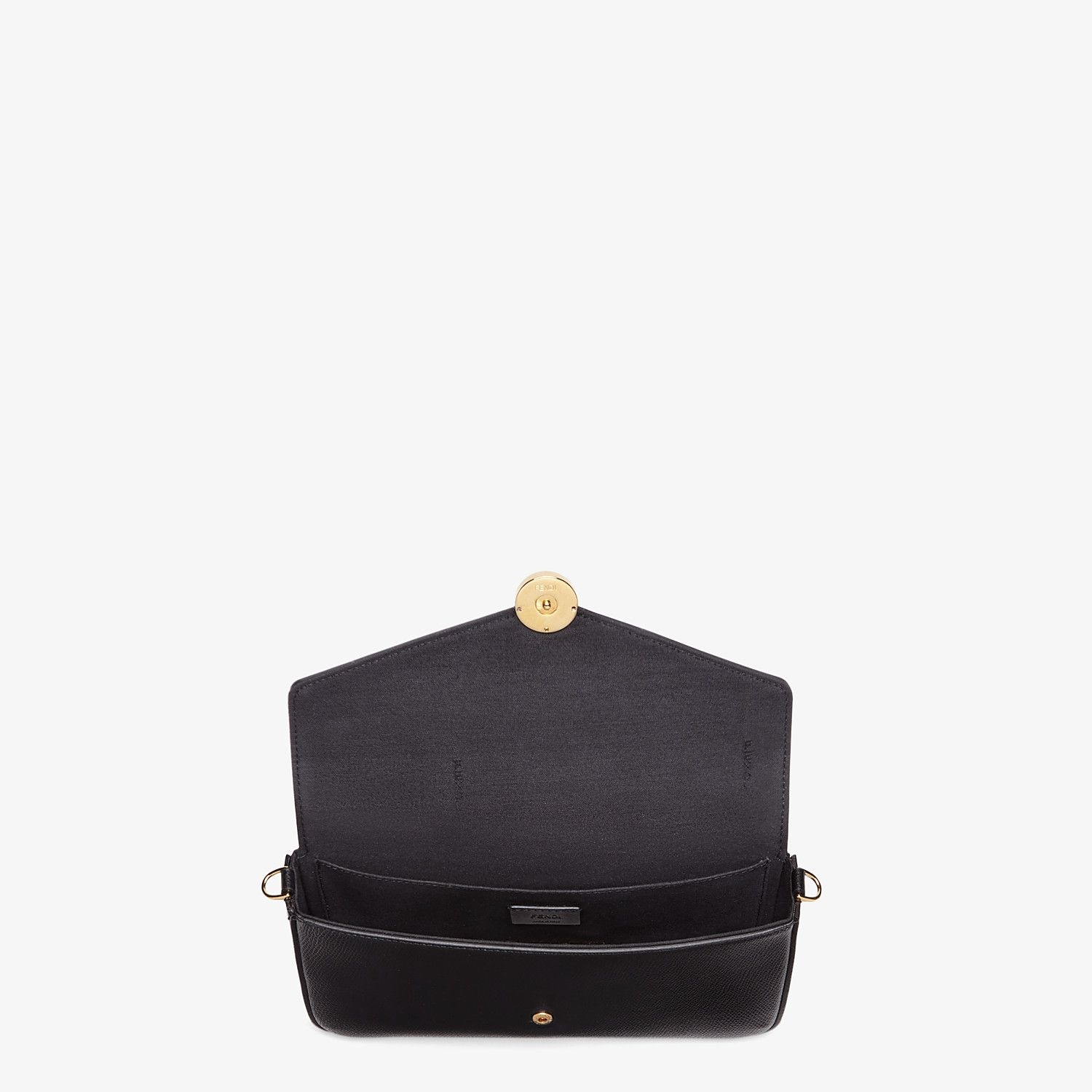 Black leather mini-bag - 5